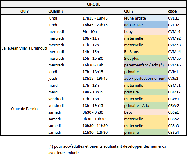 2023 08 24 Horaires